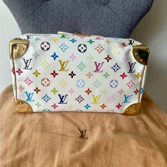 Louis Vuitton x Murakami Multicolor Monogram Speedy 30 Handbag - Picture 7 of 16